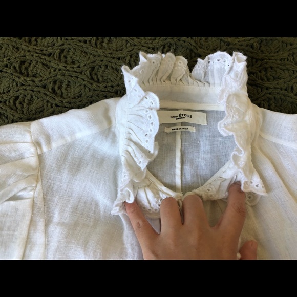 Isabel marant etoile Tauren Broderie shirt - Picture 4 of 8